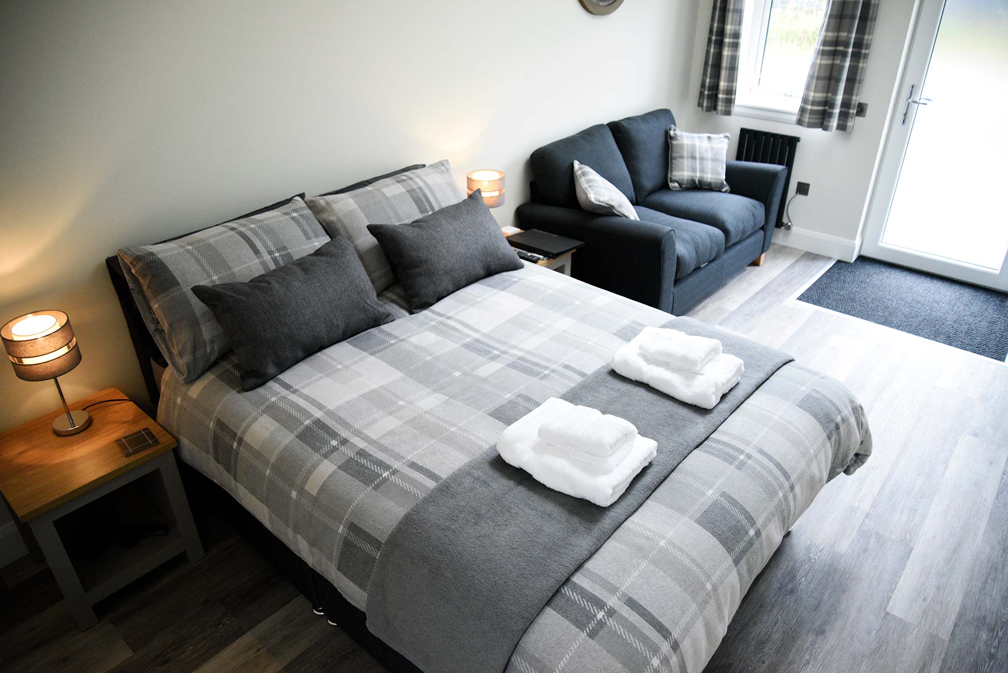 Spacious double bedroom accommodation