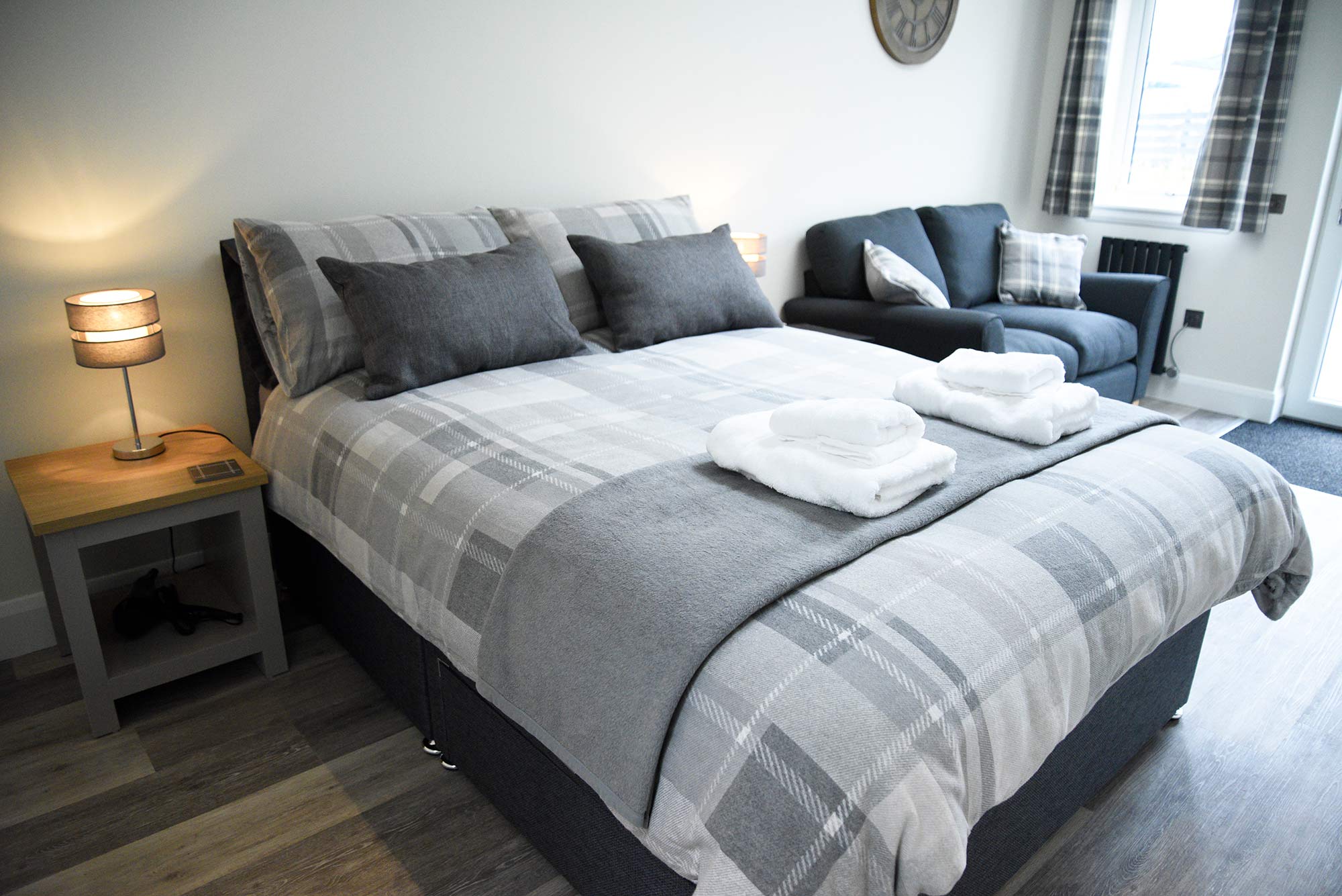 Luxury double bed in Portree en suite